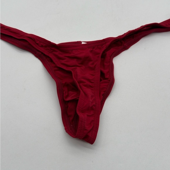 Men’s BurgundyThong Underwear Large Sexy Pouch String bikini - Picture 3 of 6